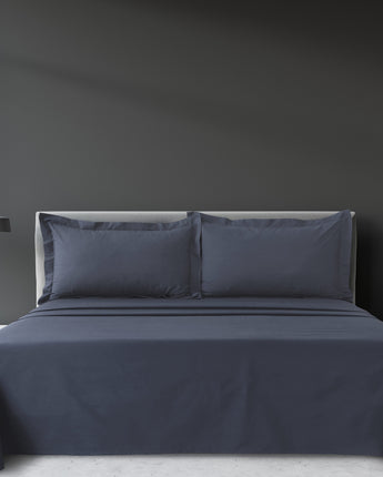 Luxury Grand Hotel Sheet Sets with Oxford Pillowcases  Gray