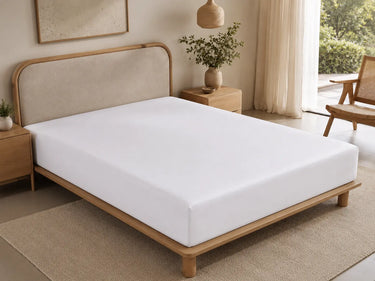 Grande Hotel Fitted Bed Sheet White  Luxury Comfort | Linen King