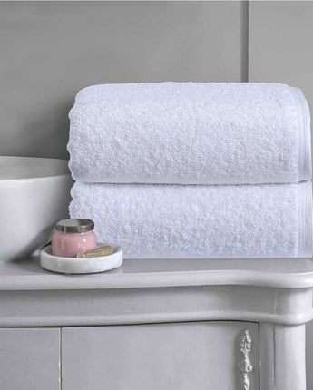 Thick Bath Towels White