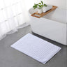 Cotton Absorbent Bath Mat White Marble Design 
premium bath products