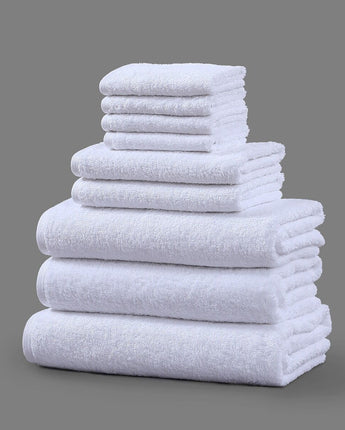 9 Pcs Towel Set - 100% Cotton -Extra Luxury